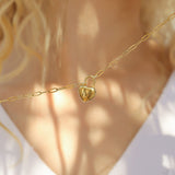18K Gold PVD Charms Set – Bow Pearl, Heart Lock & Textured Heart Pendants | Waterproof & Hypoallergenic - Iron Wire Decor