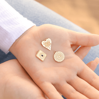 18K Gold PVD Stainless Steel Evil Eye Charm Bracelet & Necklace Set – Waterproof & Hypoallergenic Jewelry - Iron Wire Decor