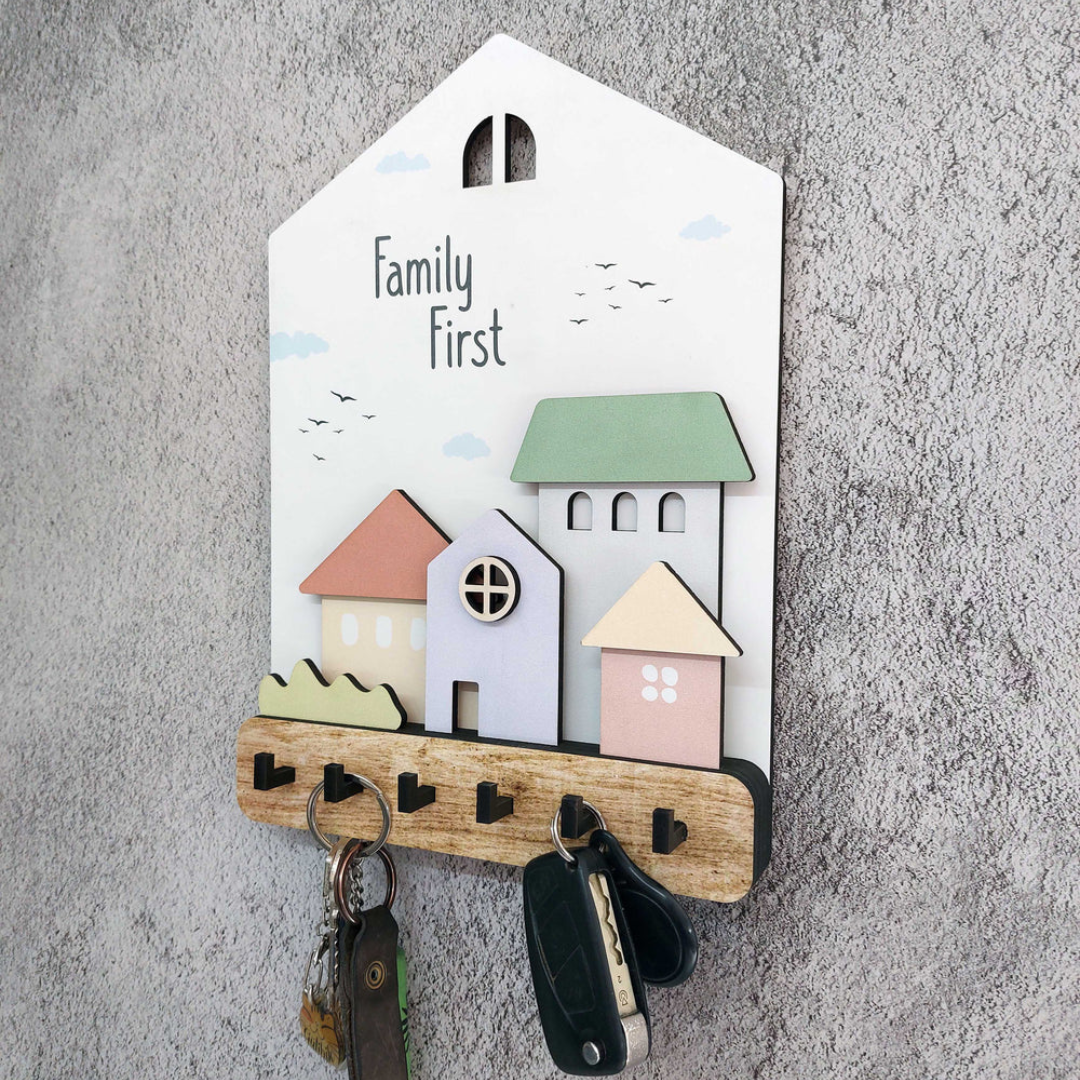 Pastel Color Dimensional Key holder,Home decor