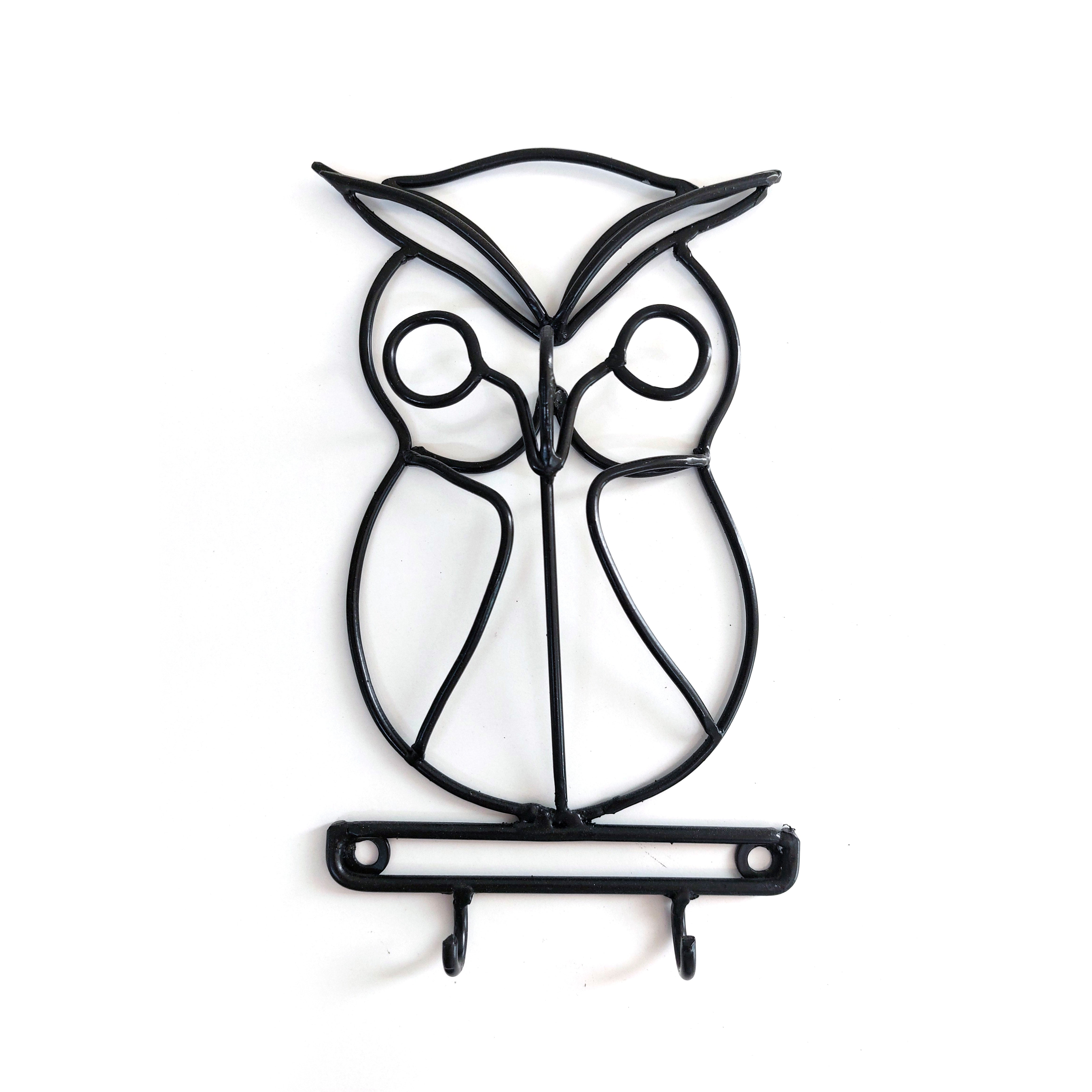 Wall Decoration, Owl, Handmade, Wire Bending decor