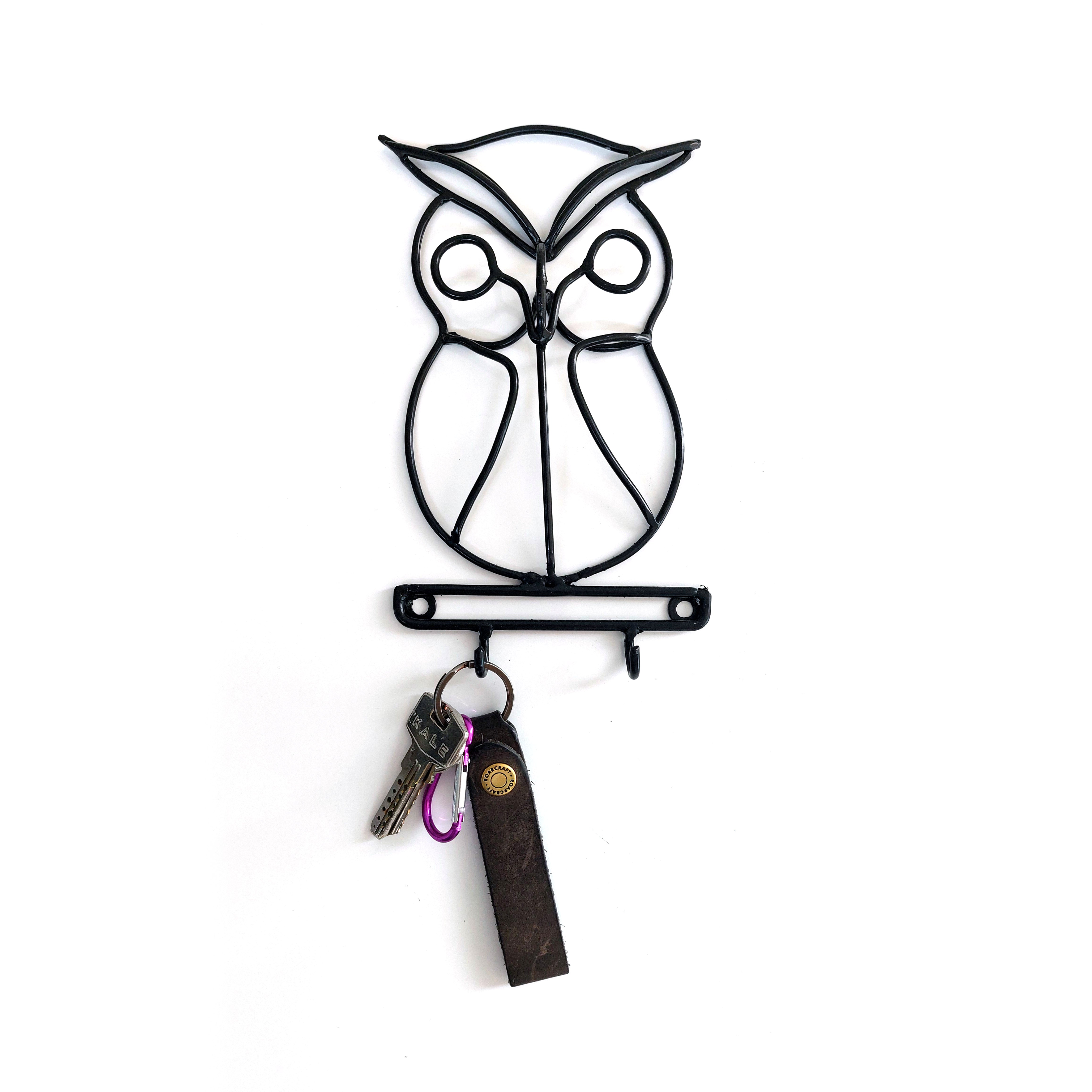 Wall Decoration, Owl, Handmade, Wire Bending decor