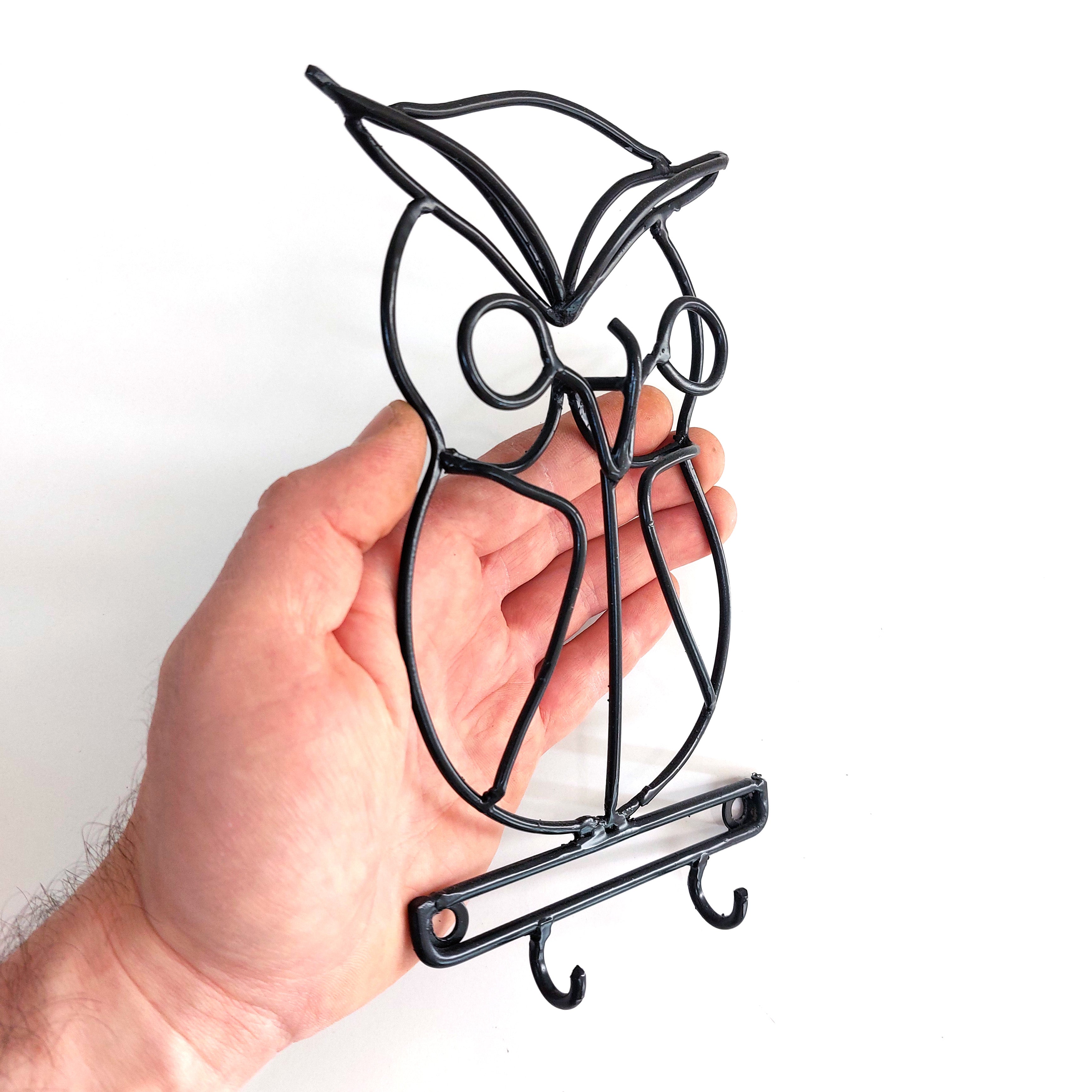 Wall Decoration, Owl, Handmade, Wire Bending decor