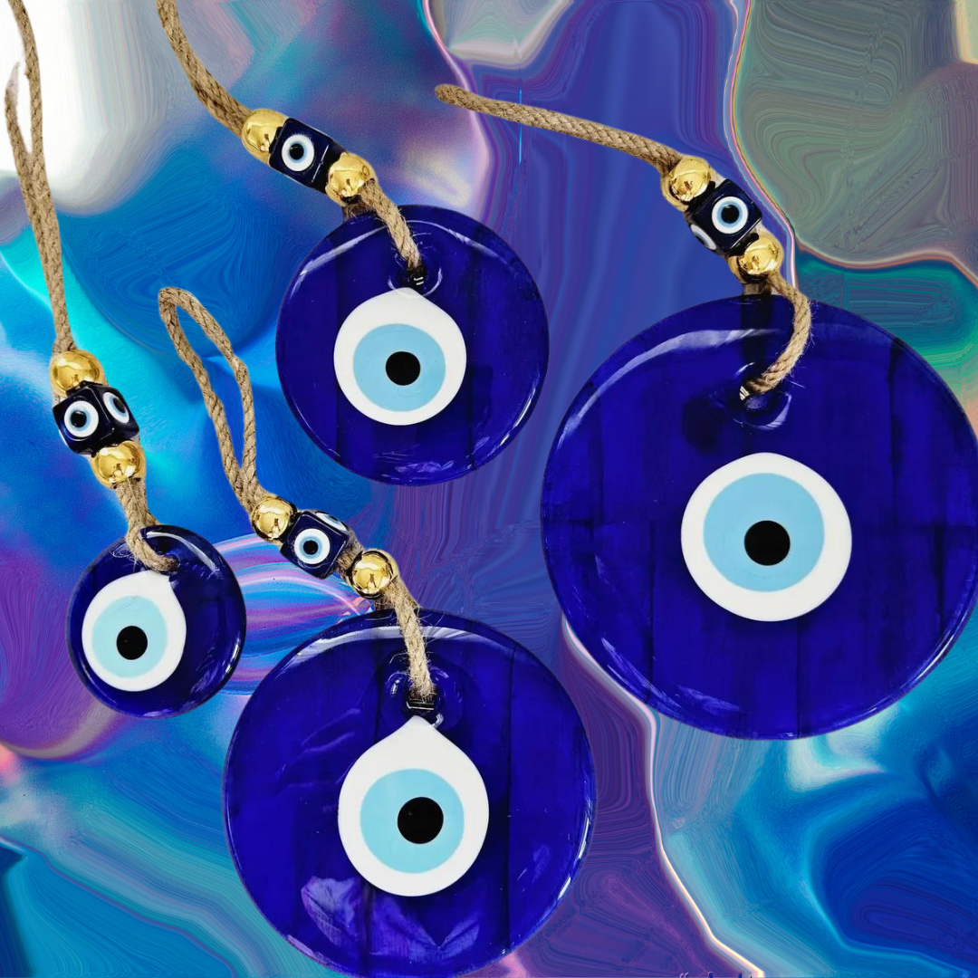 Set of four Evil Eye Bead