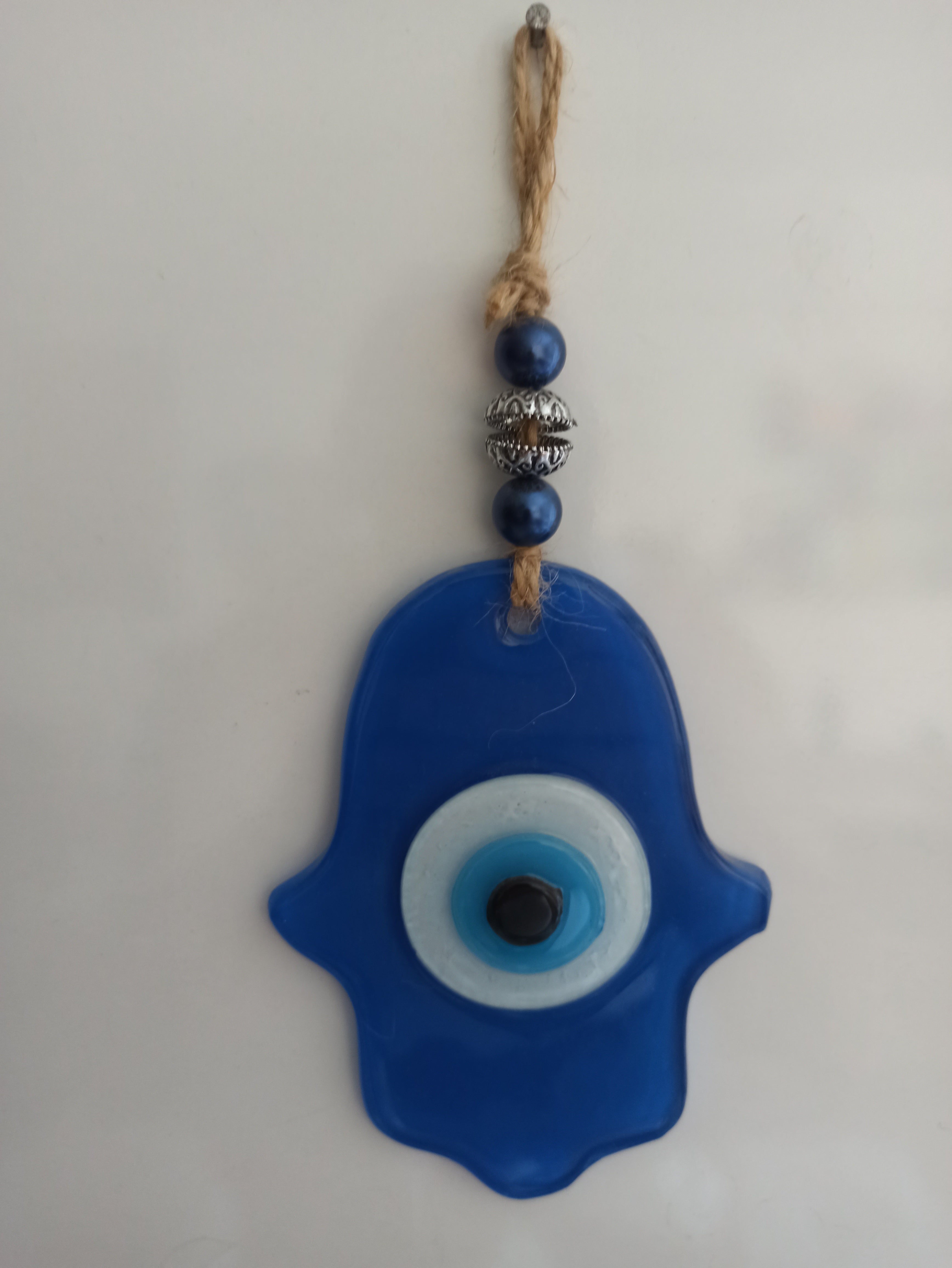 Large Single Hand Evil Eye Bead