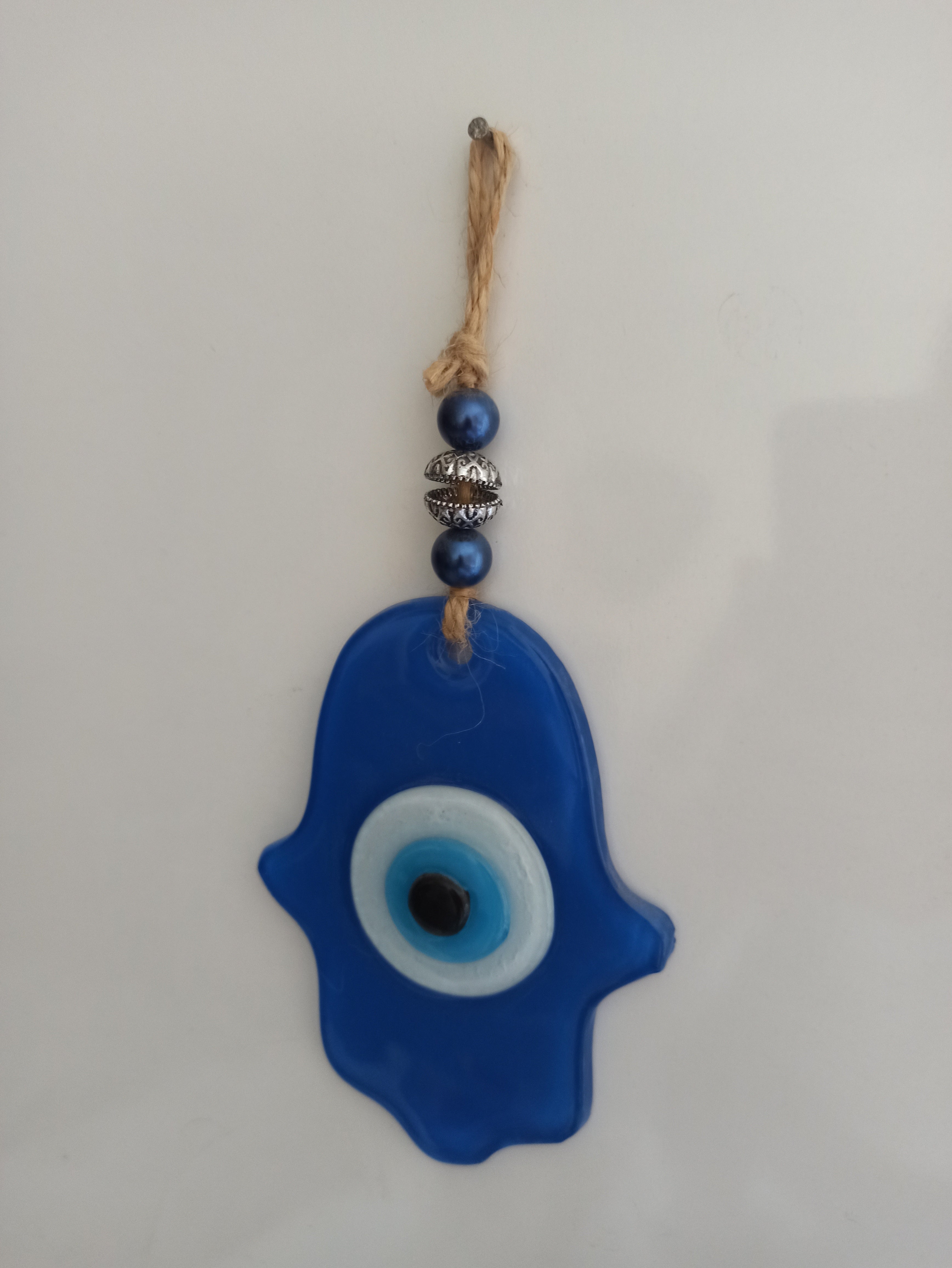 Large Single Hand Evil Eye Bead