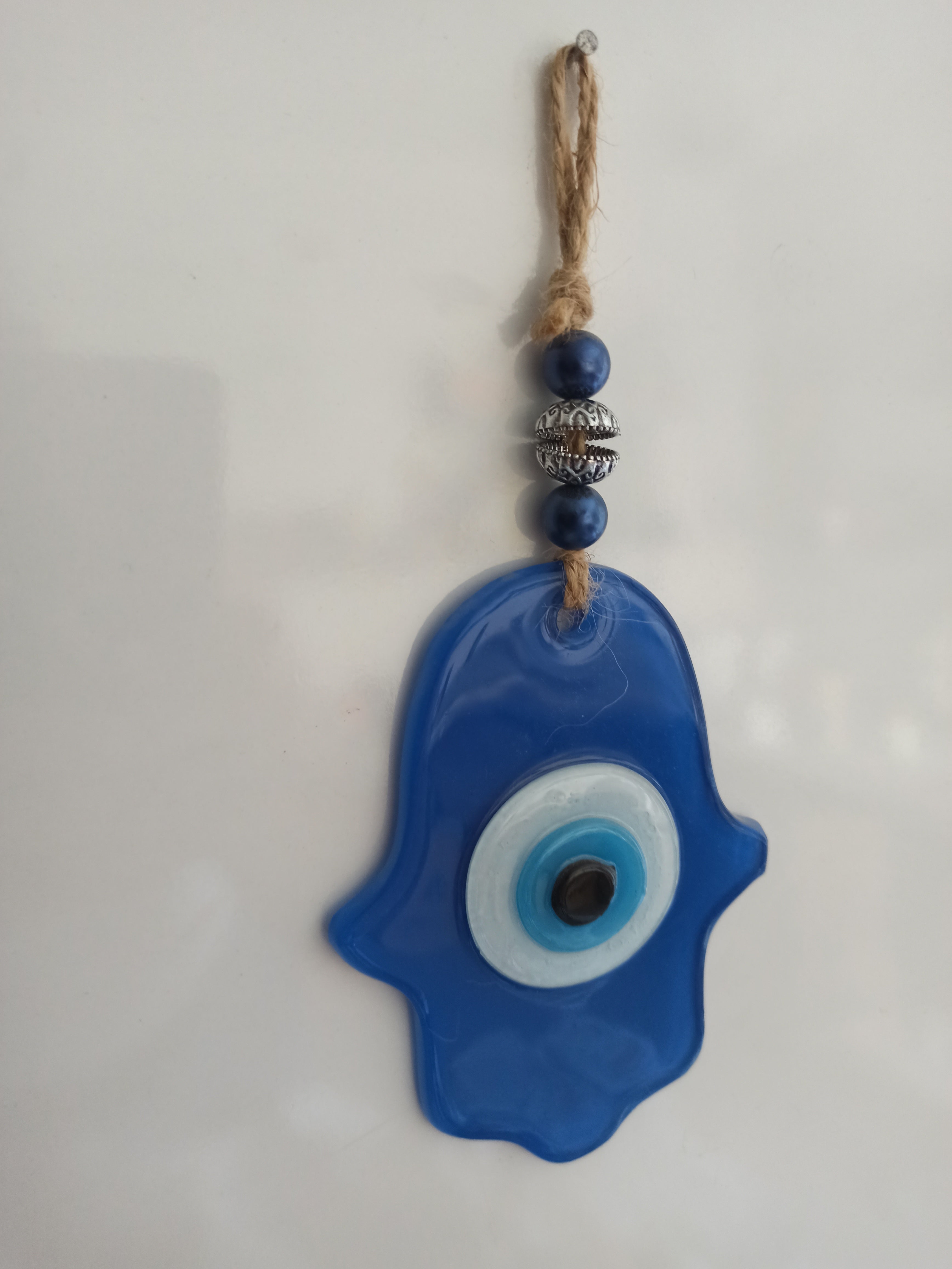 Large Single Hand Evil Eye Bead