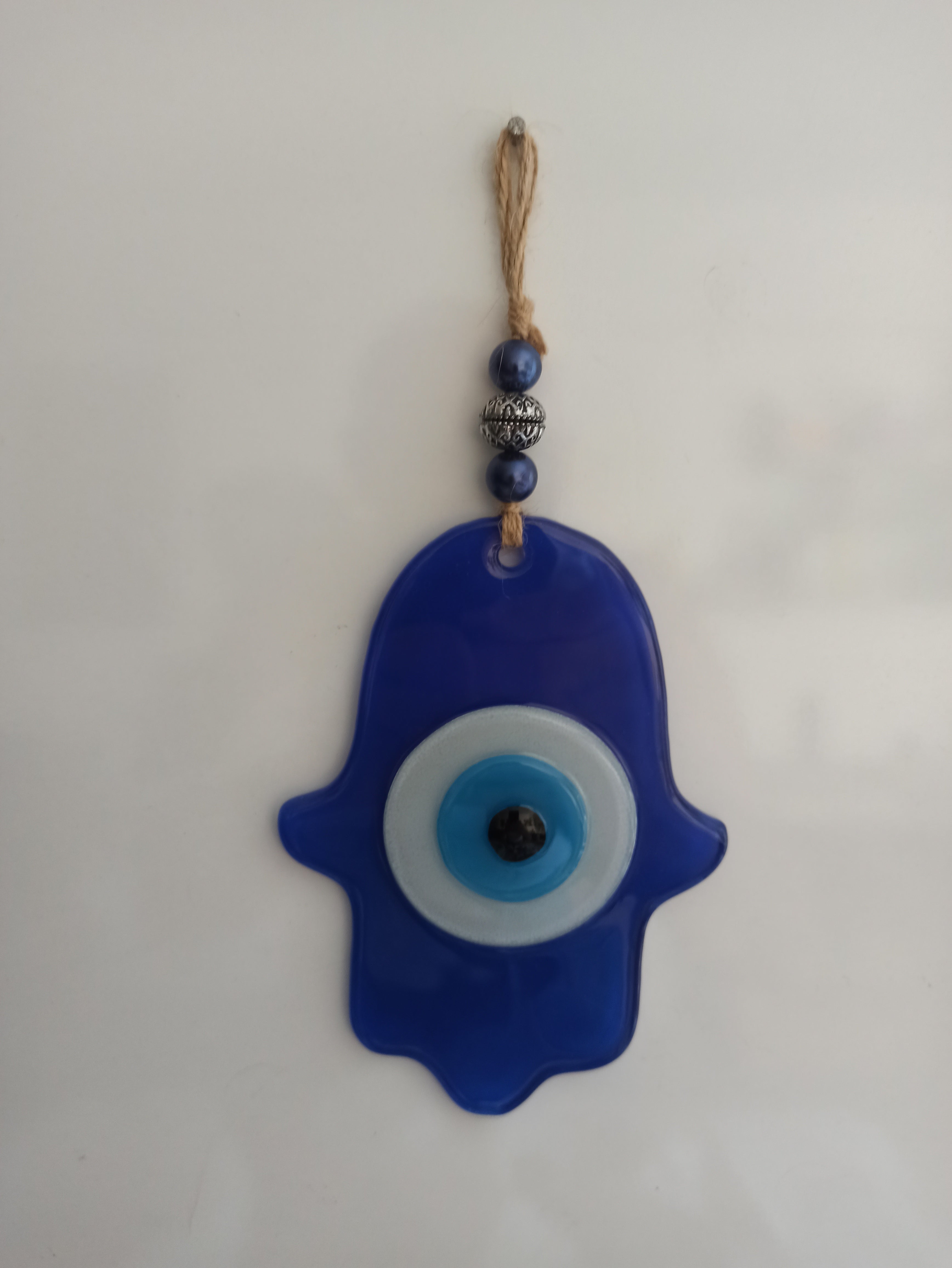 Large Single Hand Evil Eye Bead