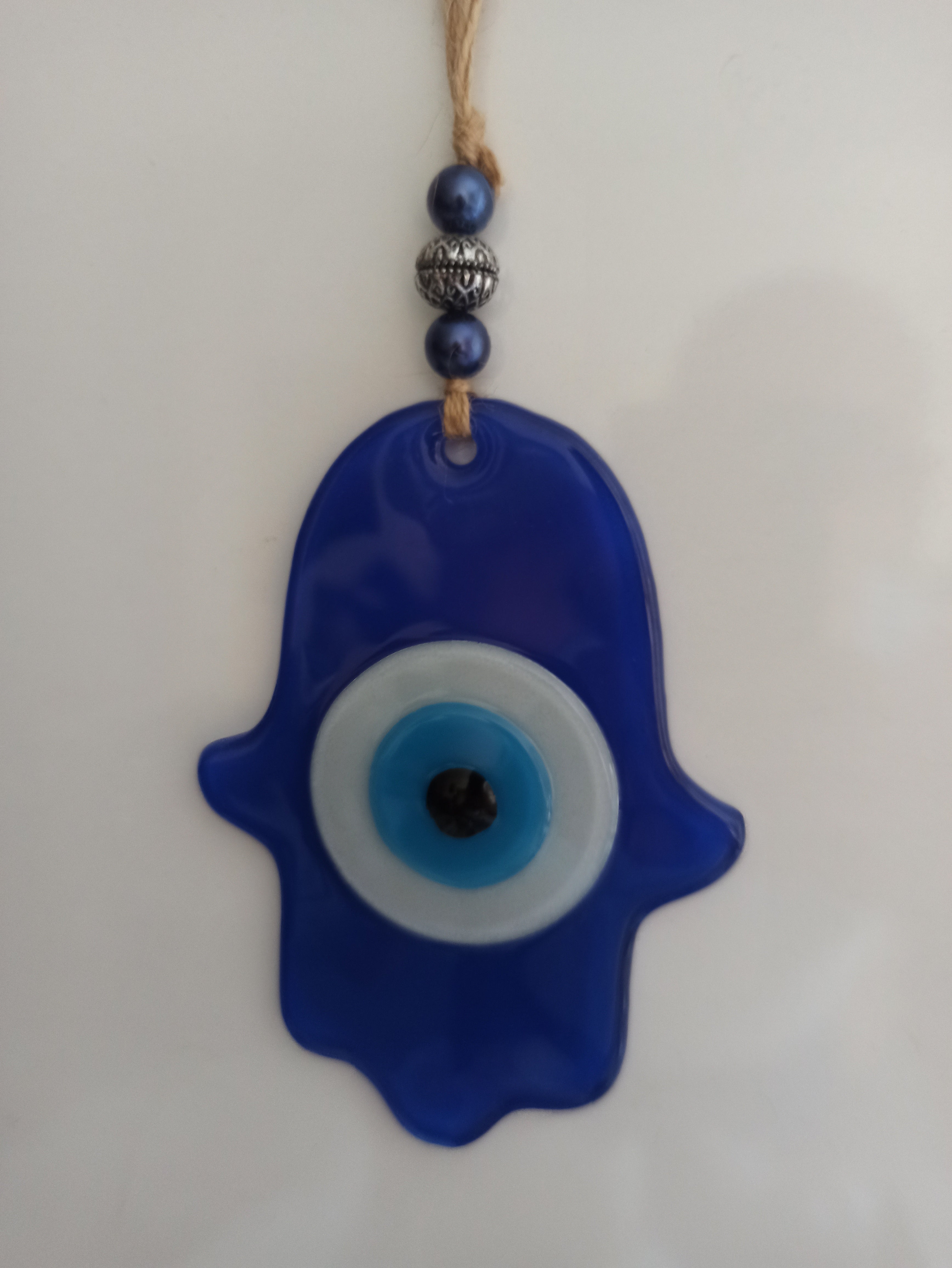 Large Single Hand Evil Eye Bead