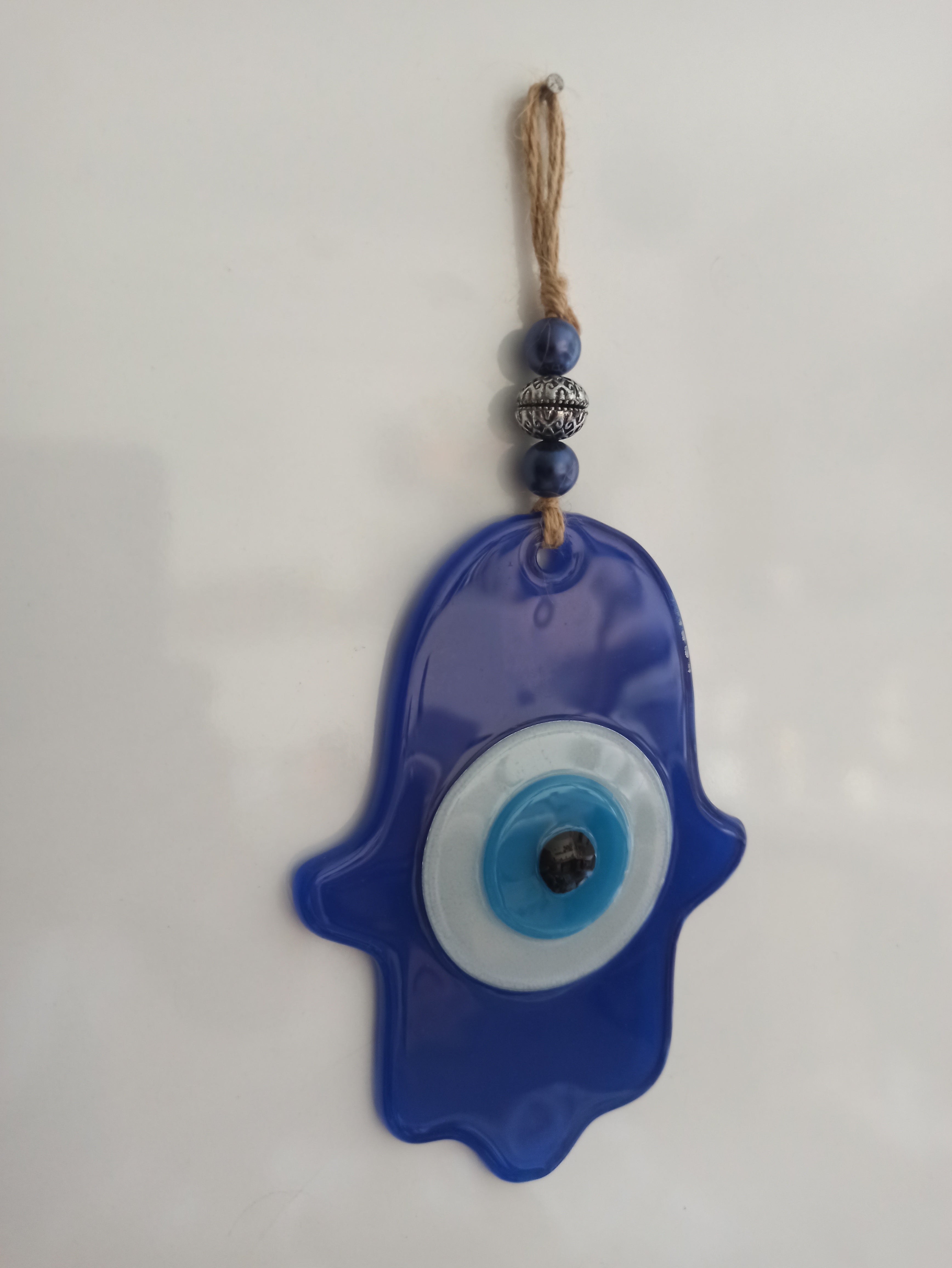 Large Single Hand Evil Eye Bead