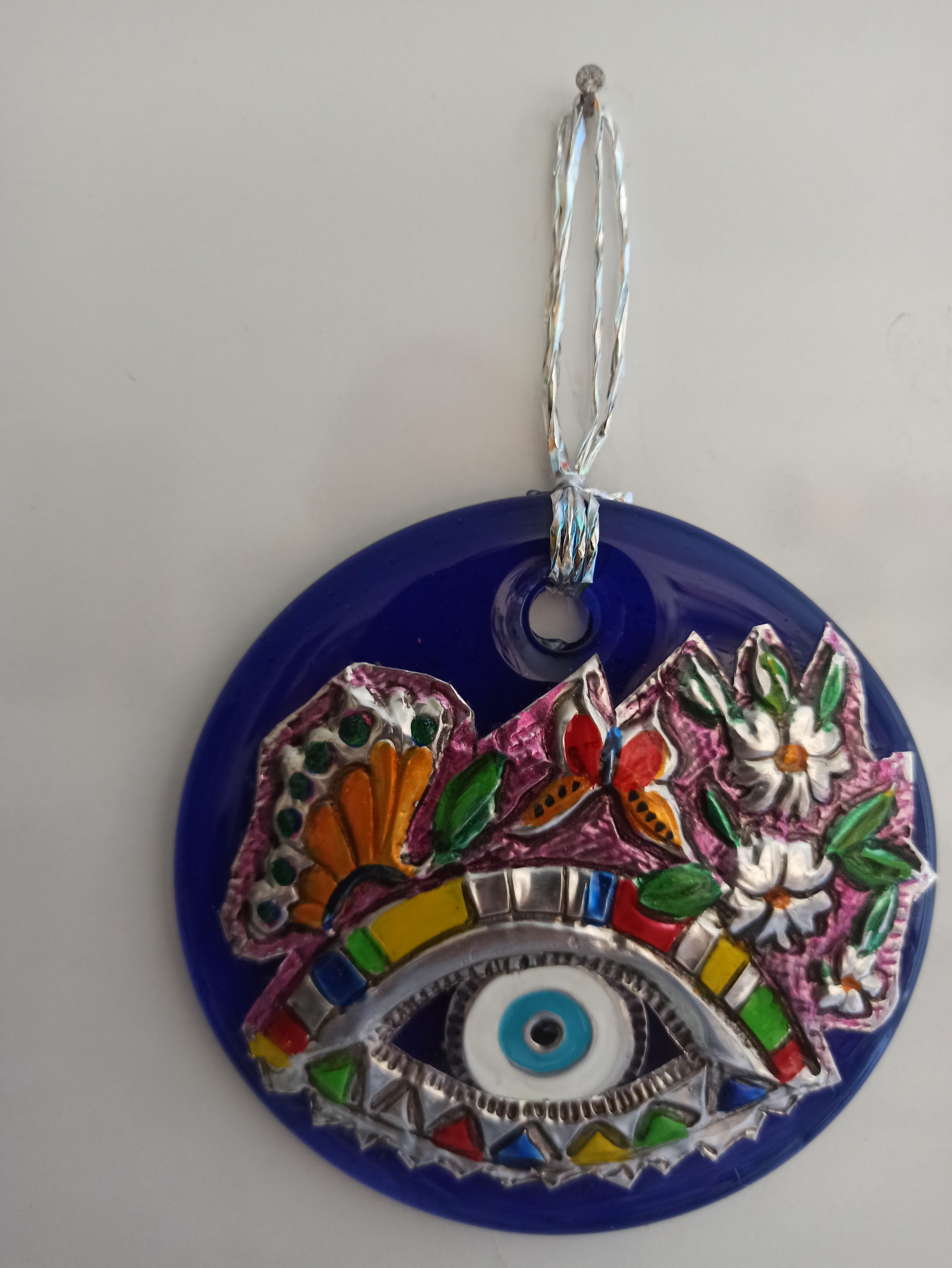 Evil Eye Bead with One eye Figure