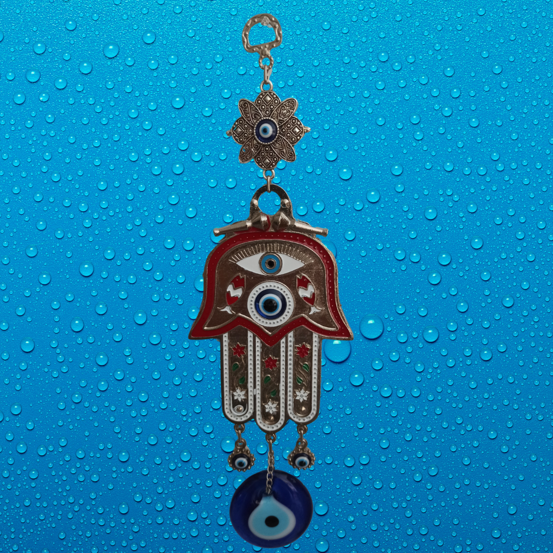 Metal Single Hand, Evil Eye Beaded