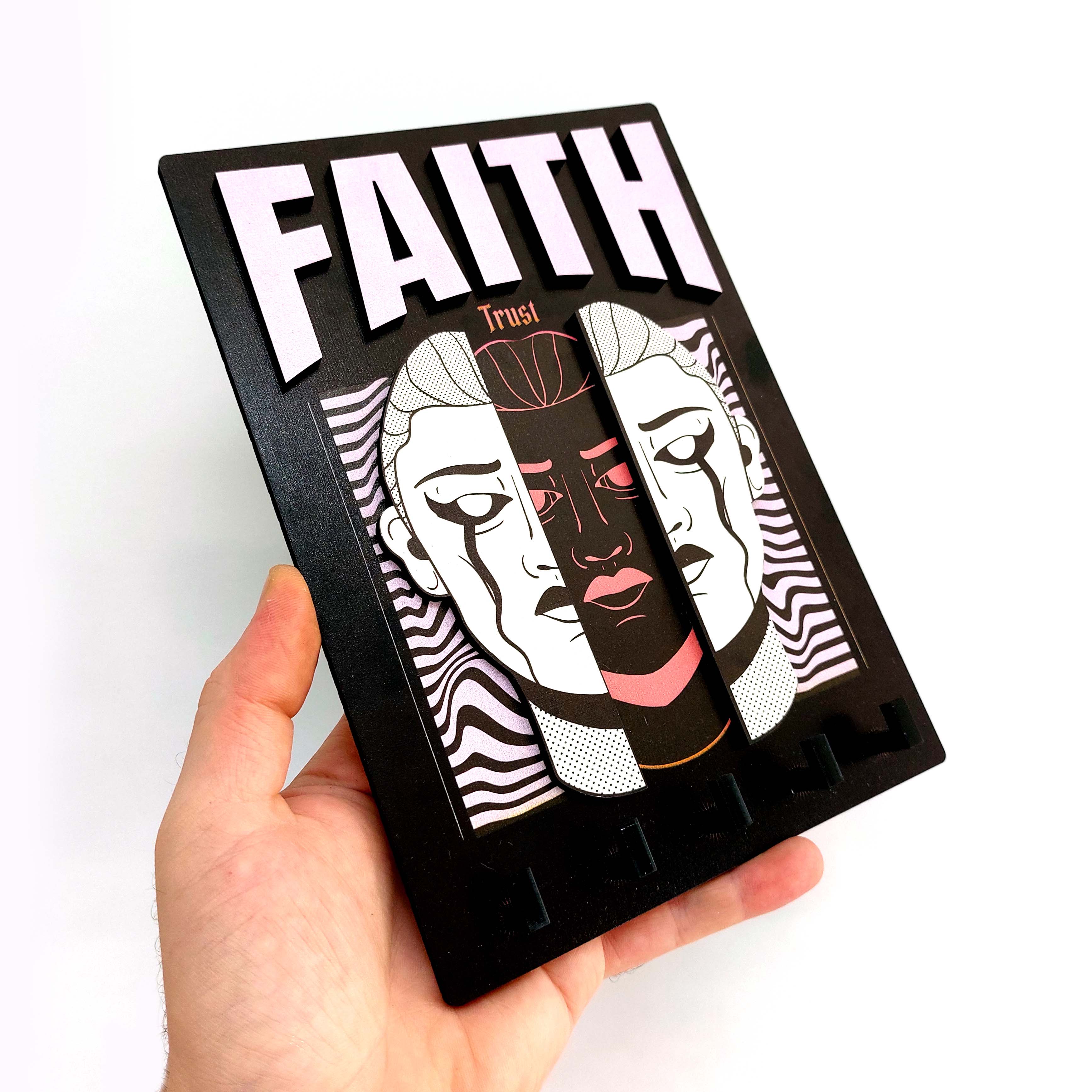 Urban Street Style Design Faith Wall Hanger