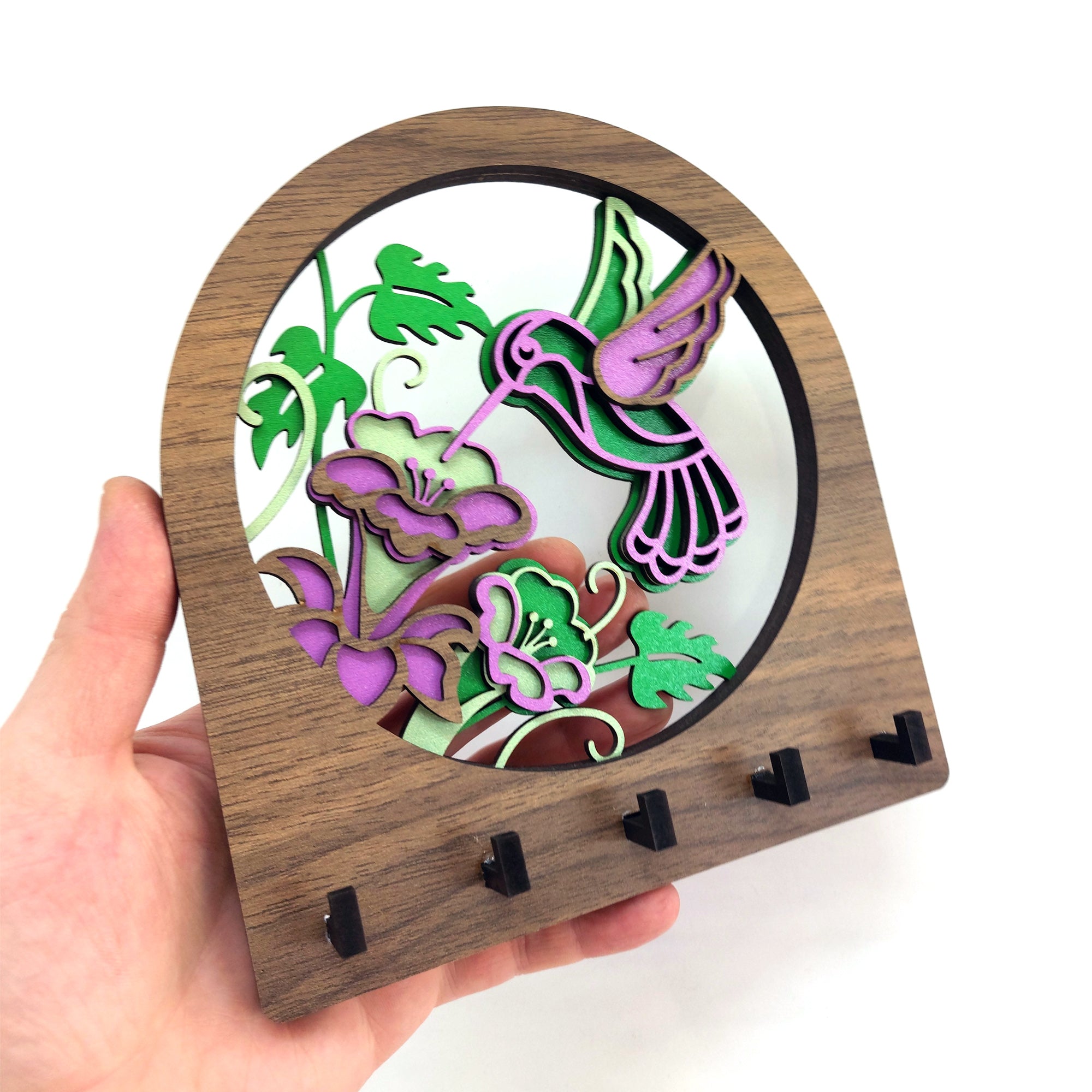 Decorative Colorful Bee Bird Wall Hanger