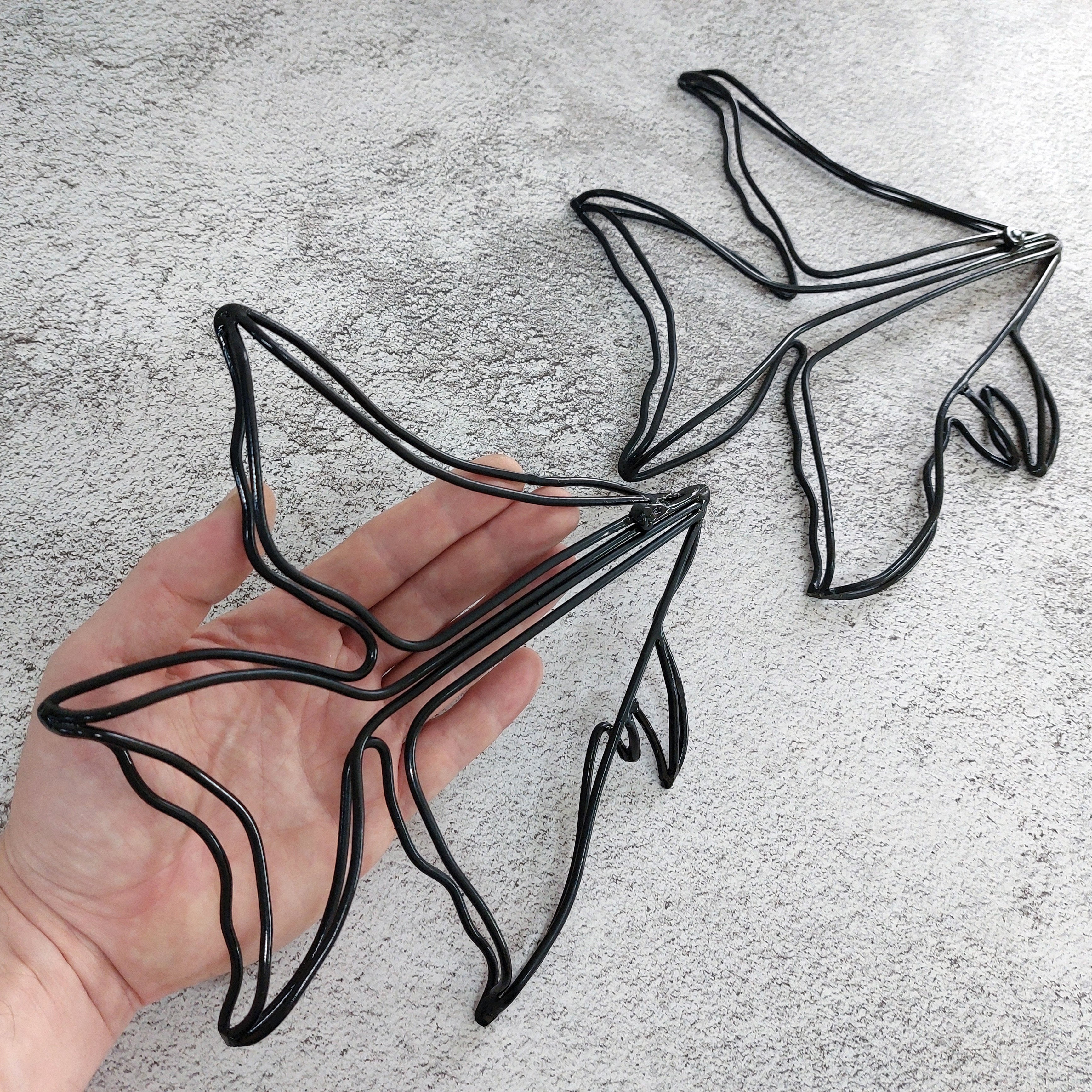 Single Metal Wire Fish,3D Bending Finny wall decor