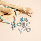 Gold PVD Stainless Steel Bracelet with Semi Precious Stone Charms – Waterproof & Hypoallergenic - Iron Wire Decor