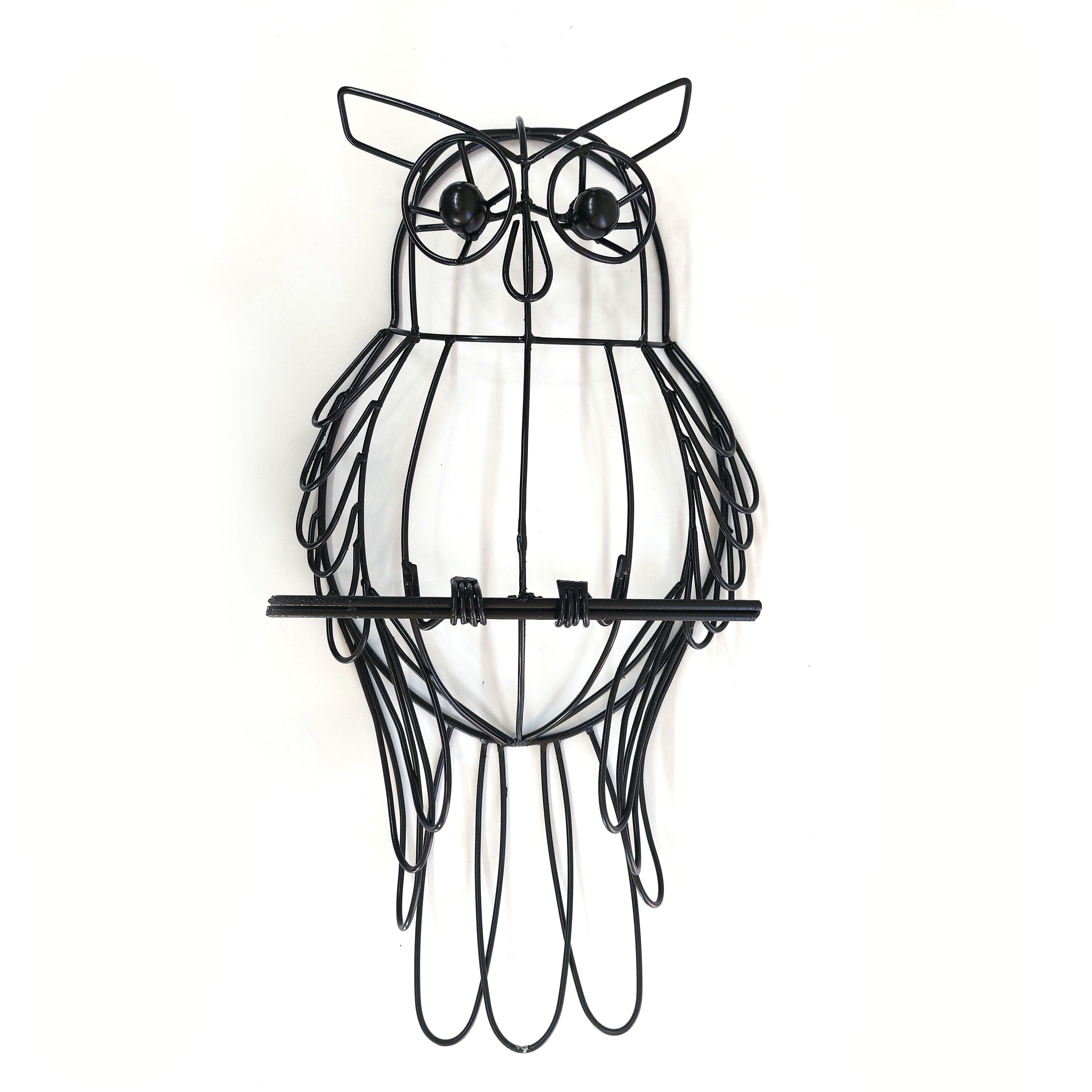 Metal Oversized owl 3D Handmade home decor