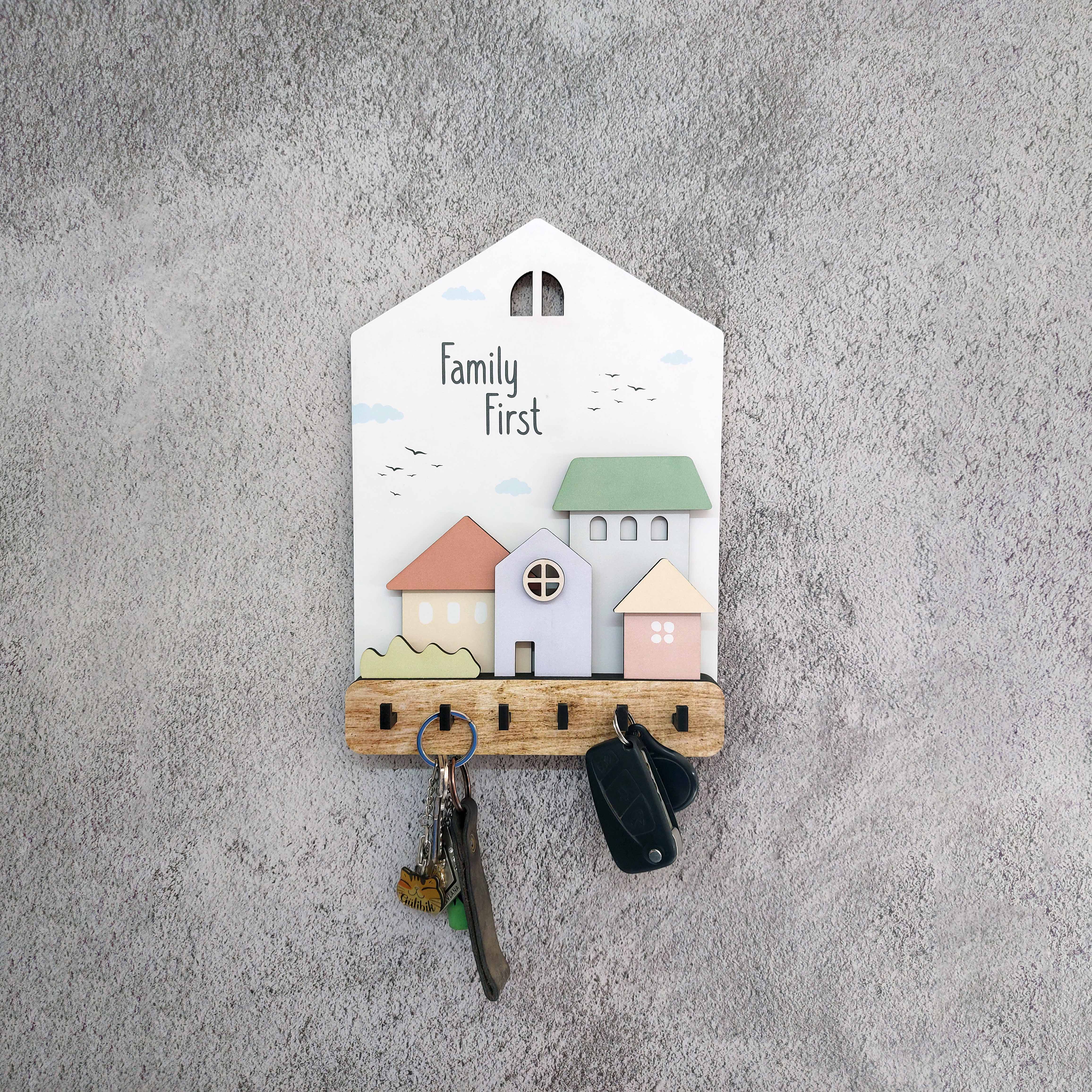 Pastel Color Dimensional Key holder,Home decor