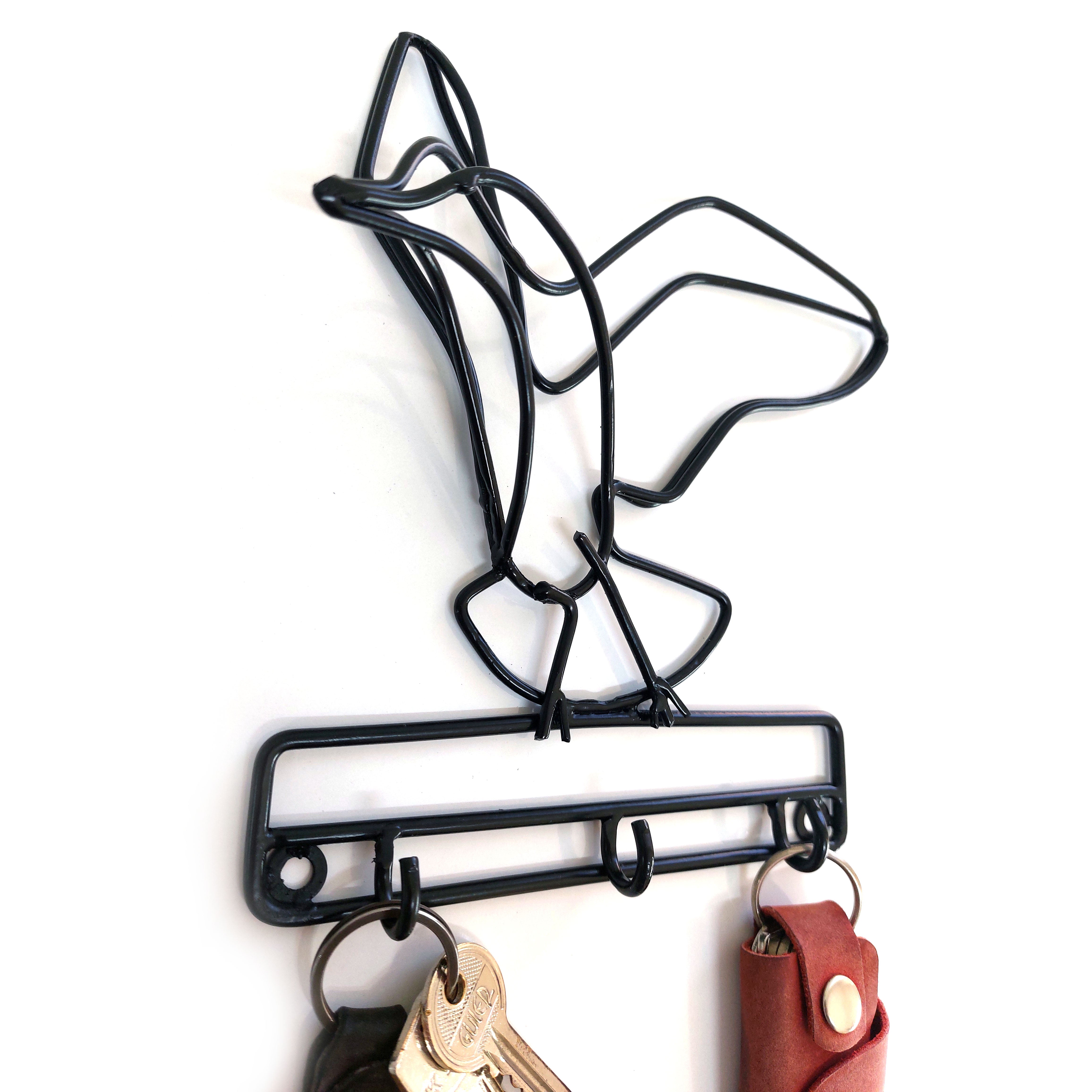 Metal Wire Triple Key Holder,Home decor