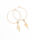 18K Gold PVD Charms Set – Love, Lightning, Turquoise Cross & Wishbone Pendants | Waterproof & Hypoallergenic - Iron Wire Decor