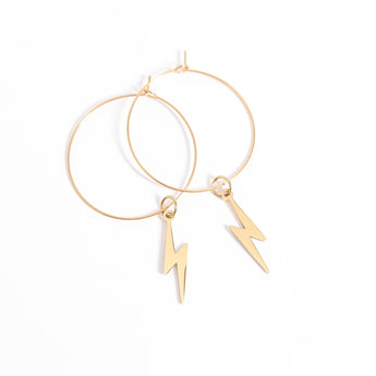 18K Gold PVD Charms Set – Love, Lightning, Turquoise Cross & Wishbone Pendants | Waterproof & Hypoallergenic - Iron Wire Decor