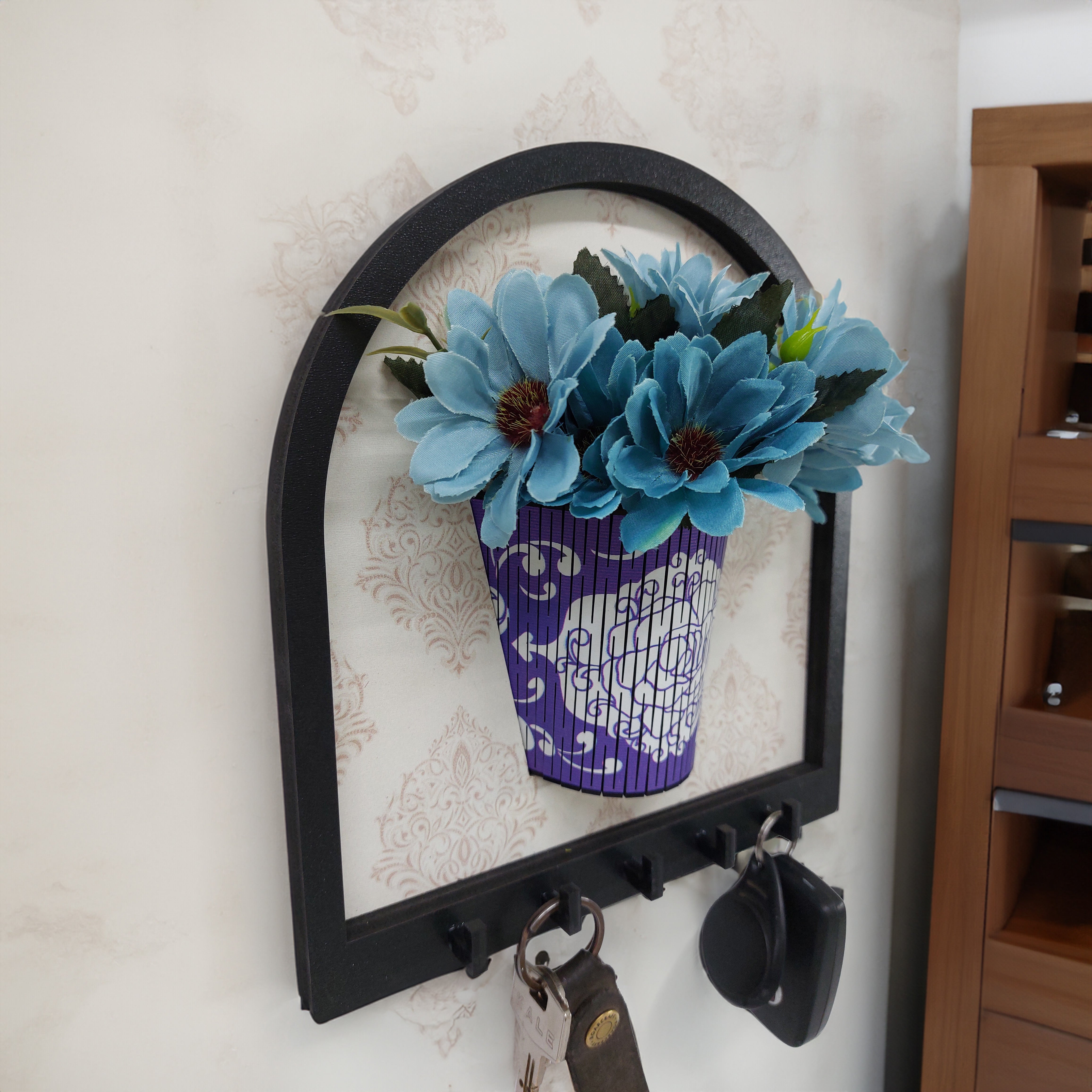 Floral 3D Key Holder,Home Decoration