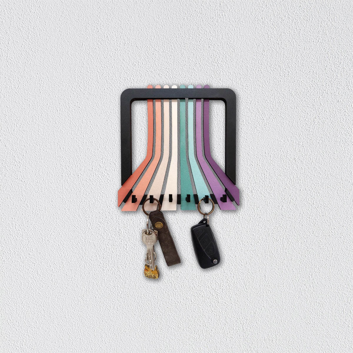 Color Stick Design Keychain,Key Holder