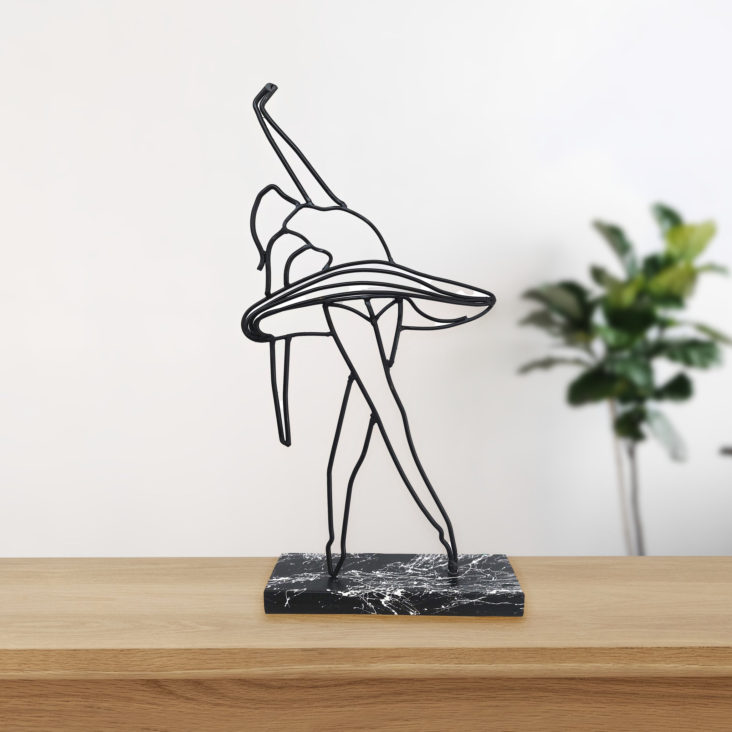 Female Gymnast, Ballerina, 3D handmade,Metal Home Decor