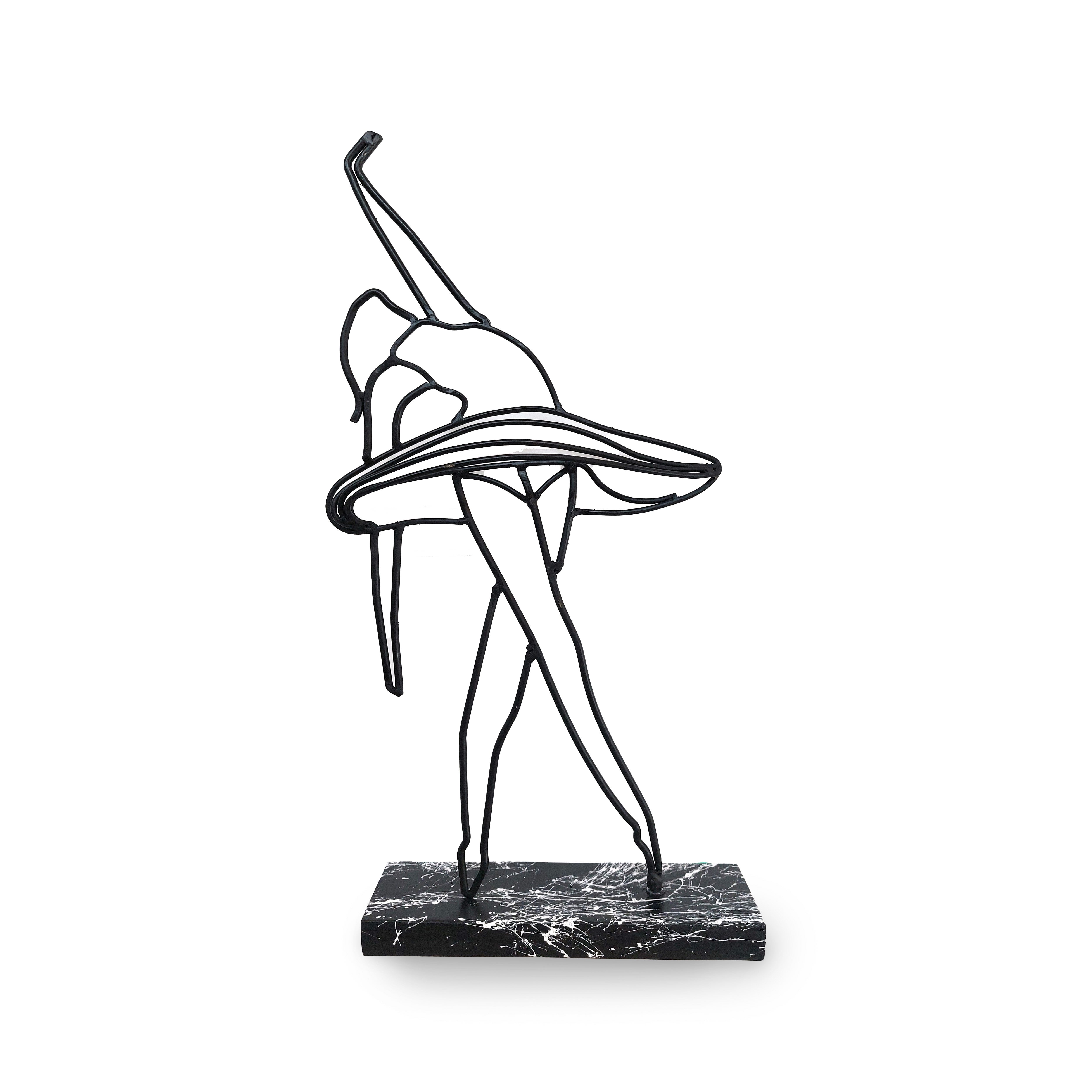 Female Gymnast, Ballerina, 3D handmade,Metal Home Decor