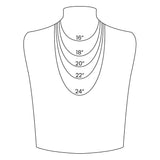 Paperclip Charm Keeper Necklace – 18K Gold PVD Stainless Steel, Non - Tarnish Finish - Iron Wire Decor