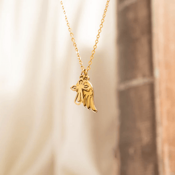 18K Gold PVD Stainless Steel Love Charm Set – Waterproof, Non - Tarnish Jewelry for Women - Iron Wire Decor