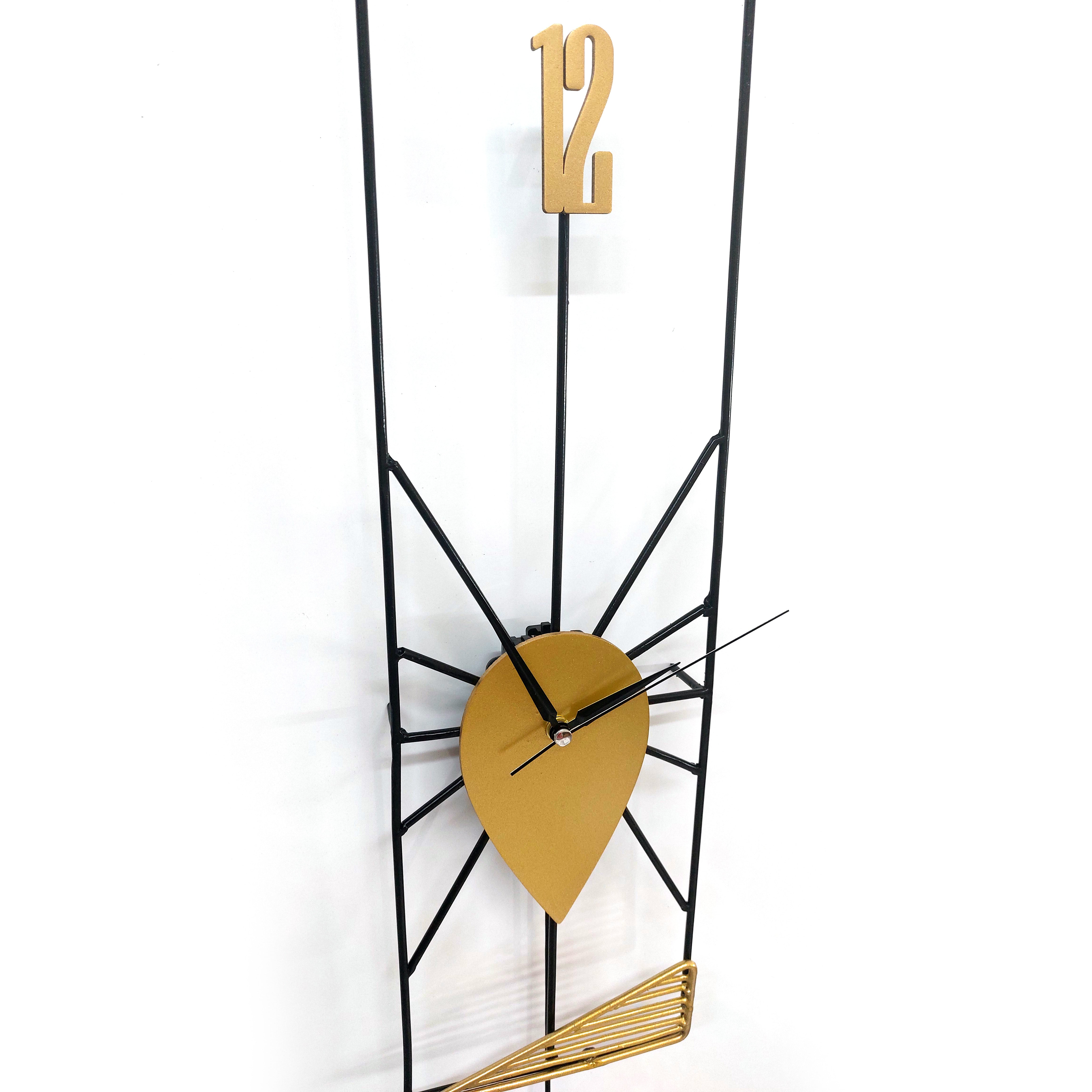 Decorative Wire Clock, 3D Handmade,Home Decor