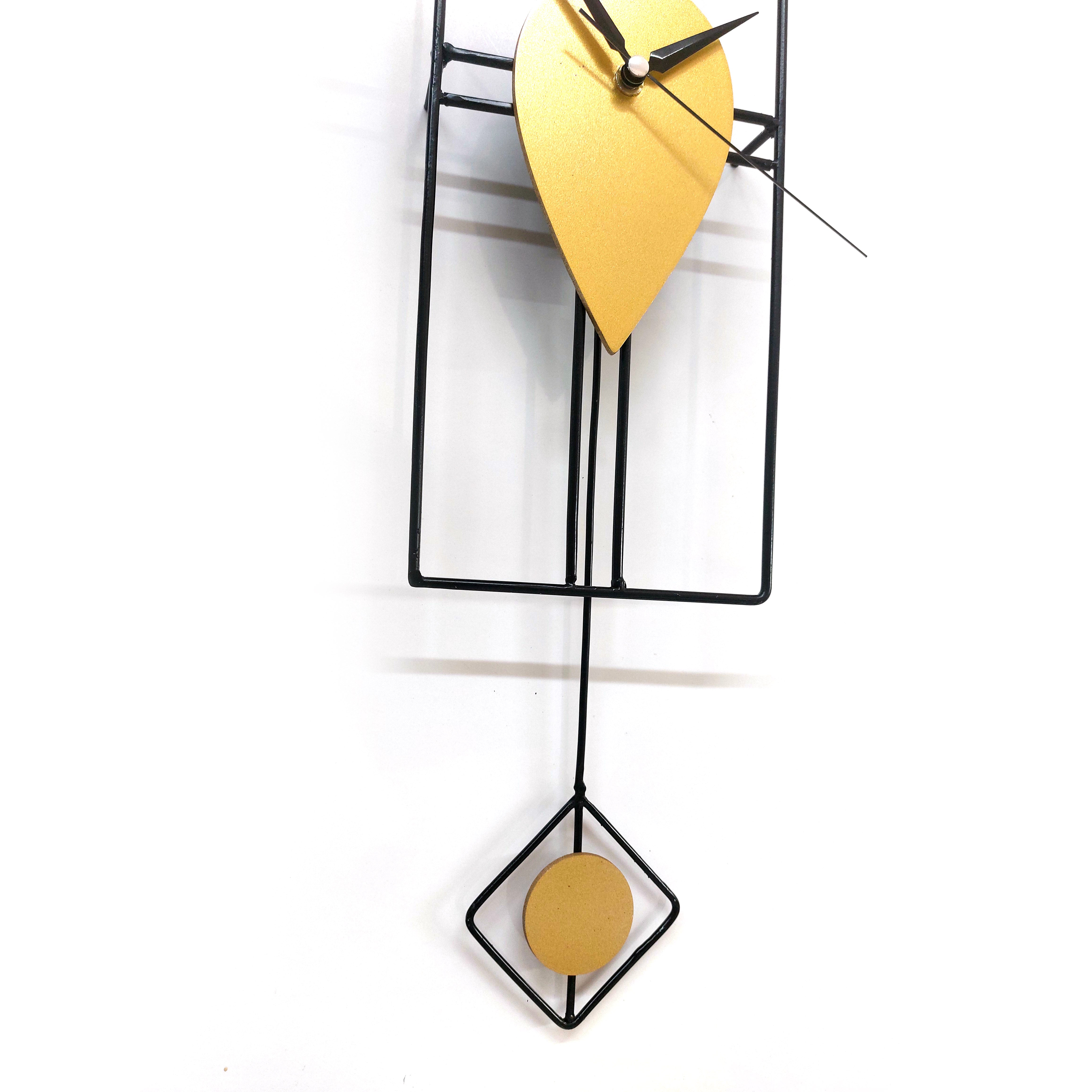 Decorative Wire Clock, 3D Handmade Wall Decor