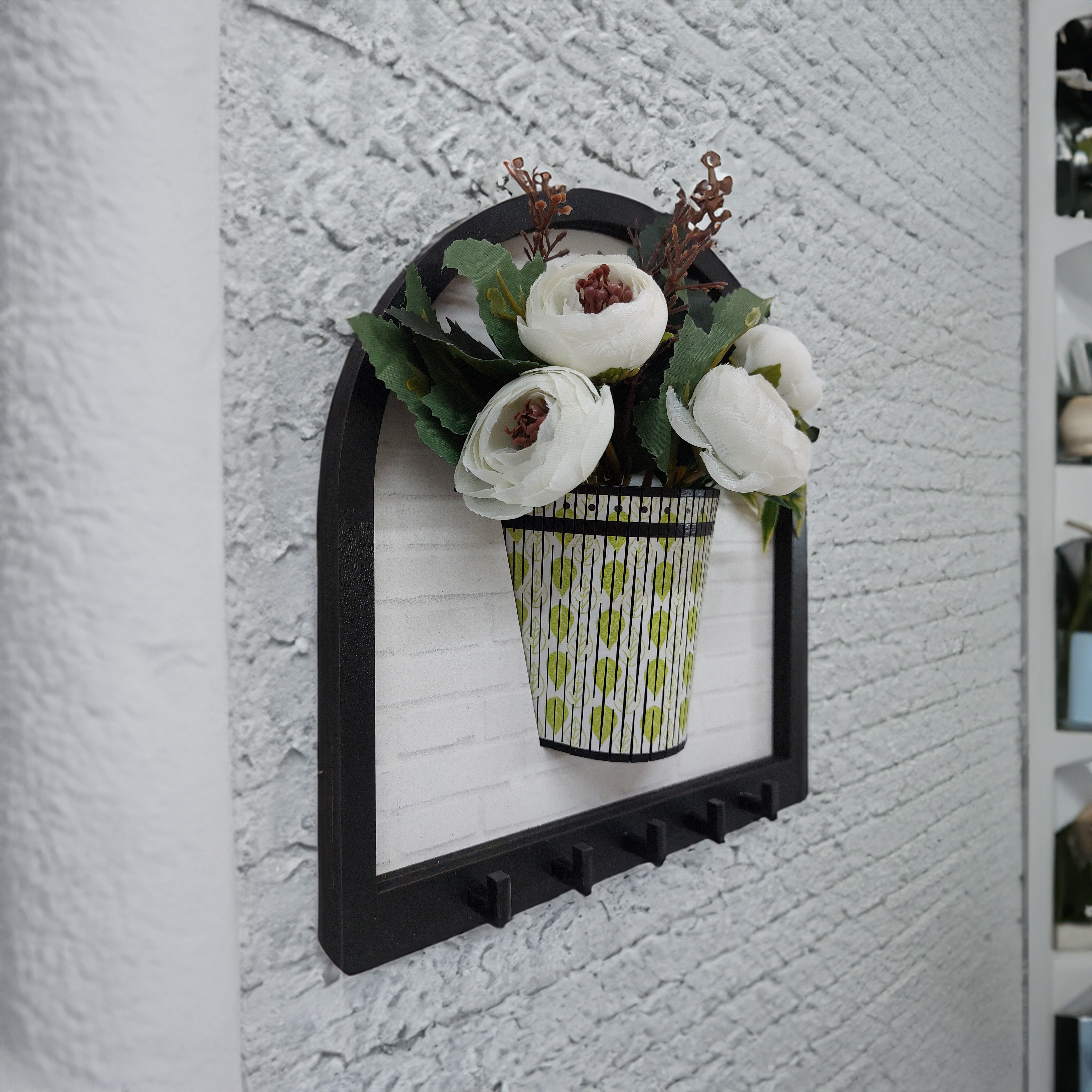 Daisy 3D Keychain,Key Holder,Wall Decor